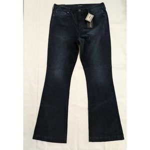 Sz 32 new dear John blue cord corduroy Sadie high rise pants stretch